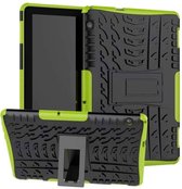 Huawei Mediapad T5 10 - Schokbestendige Back Cover - Groen