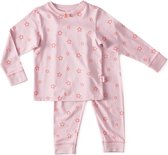 Little Label - 2-delige pyjama - roze, sterren - maat 110/116 - bio-katoen