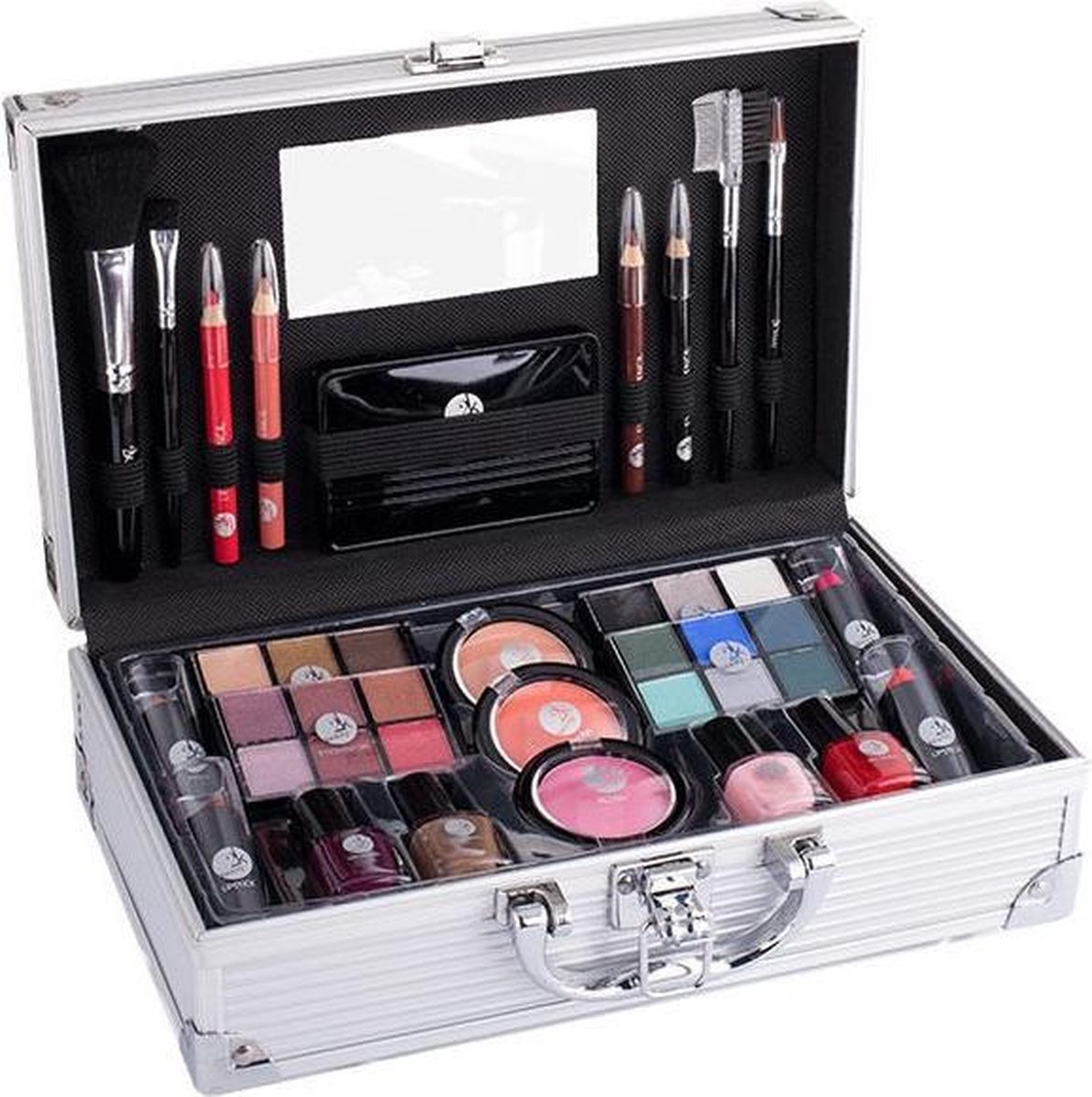 2K - Fabulous Beauty Train Case Complete Makeup Palette - 66.9g