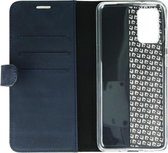 Valenta - Book Case - Classic Luxe - Vintage Blauw - Leer - Galaxy S20 Plus