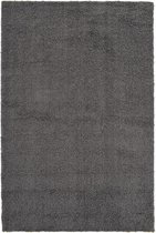 Ikado  Hoogpolig tapijt antraciet 25 mm  60 x 100 cm