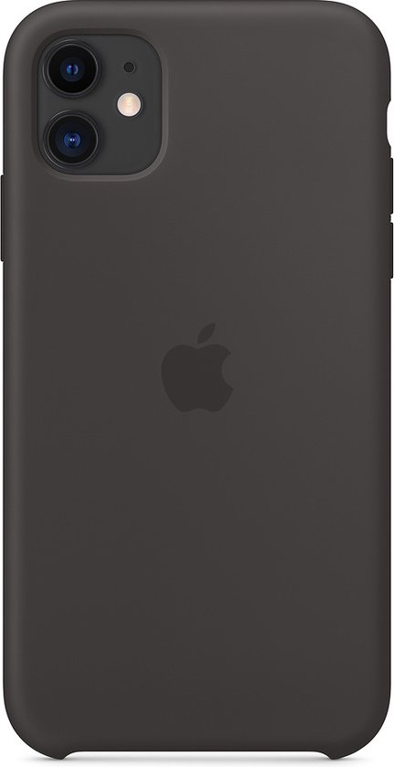 Apple iPhone 11 hoesje - Zwart - Siliconen
