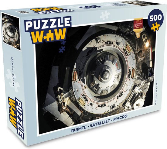 Foto: Puzzel ruimte satelliet macro legpuzzel puzzel 500 stukjes