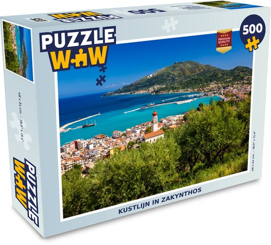 Puzzle Littoral à Zakynthos - Puzzle - Puzzle 500 pièces