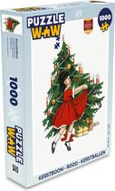 Puzzel Kerstboom - Kunst - Kerstballen - Kerstmis - Legpuzzel - Puzzel 1000 stukjes volwassenen - Kerst - Cadeau - Kerstcadeau voor mannen, vrouwen en kinderen