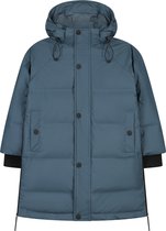 Maium - Pufferjas voor kinderen - Kids Puffer - Blauw en grijs - maat S (2yrs)