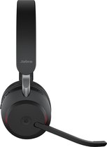 Jabra Evolve2 65 MS Stereo - Bluetooth Headset - on-ear - wireless - USB-C - noise isolating - black