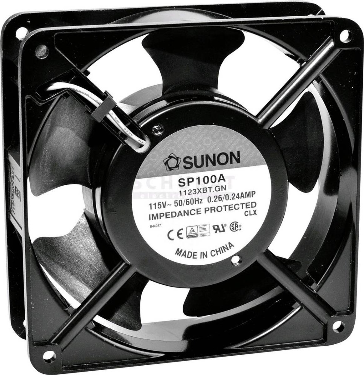 Sunon DP203A2123LBTA24 Axiaalventilator 230 V/AC 93.42 m³/h (l x b x h) 120 x 120 x 38 mm