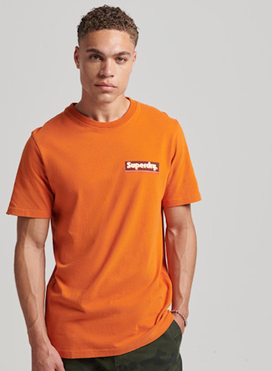 Superdry Heren tshirt Vintage Trade Tab T-shirt Denim
