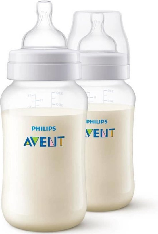 3. Philips Avent Anti Koliek Babyfles transparant