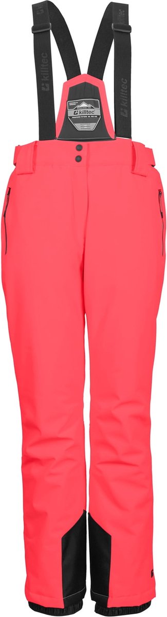 Killtec dames skibroek - ski broek 37559 - oranje (neon koraal) - maat 44