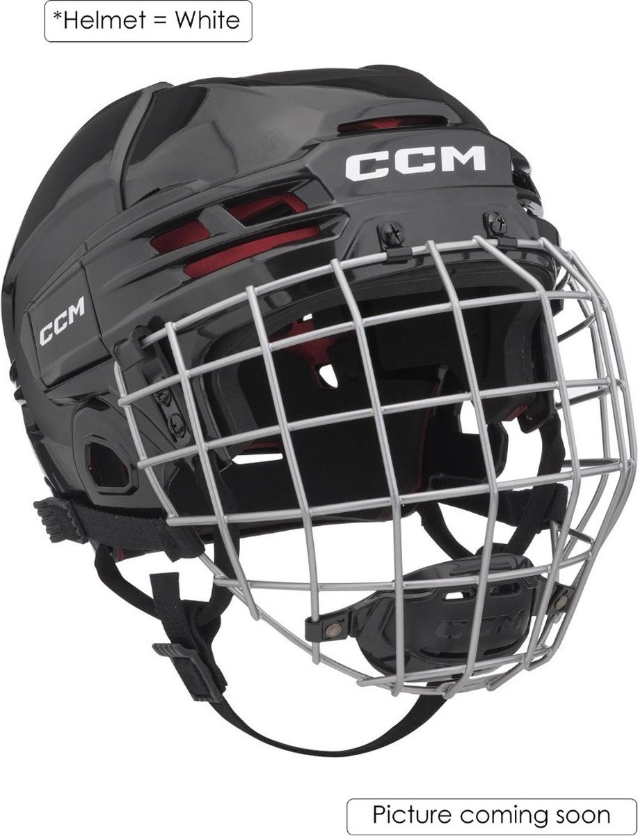 CCM - 70 Combo - IJshockeyhelm - Volwassenen - Wit - M - 56-60cm
