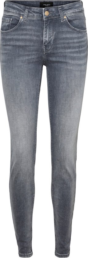 VERO MODA Damen-Jeans VMLUX MR Slim – Skinny Fit, Knöchellänge, Mittlere Taille – Bequemer Stretch-Denim Für Jeden Tag