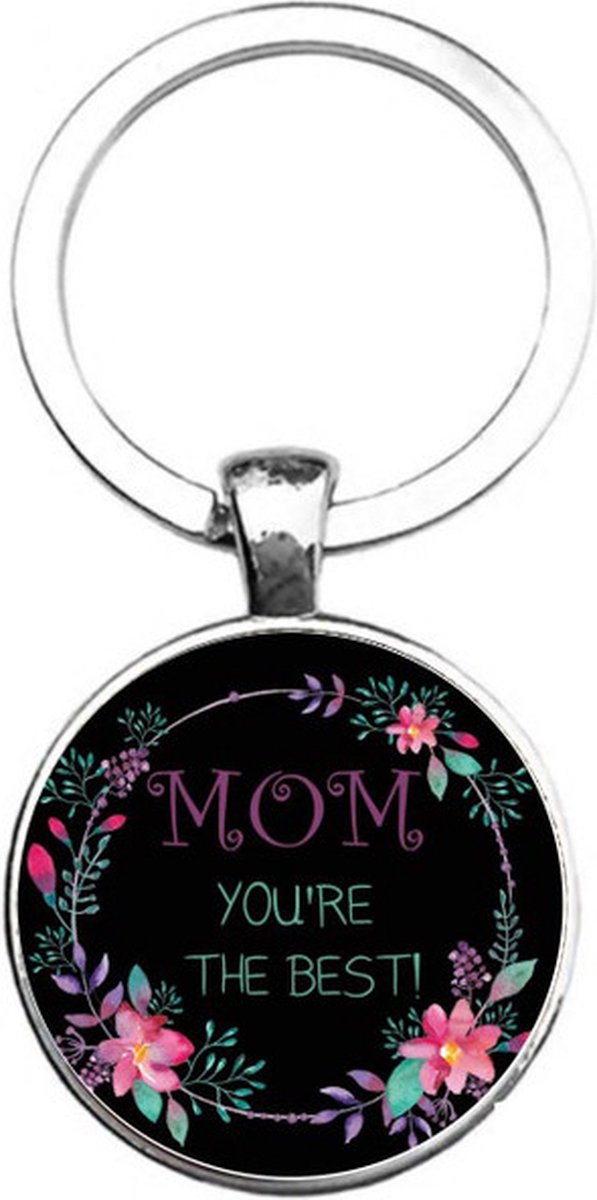 Sleutelhanger Glas - Mom