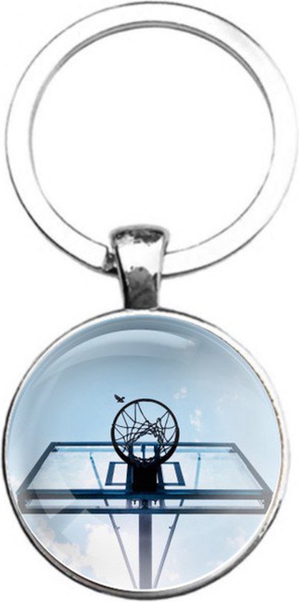 Sleutelhanger Glas - Basketbal