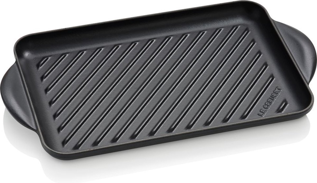 Le Creuset Grillplaat Tradition Mat Zwart 39 x 22 cm