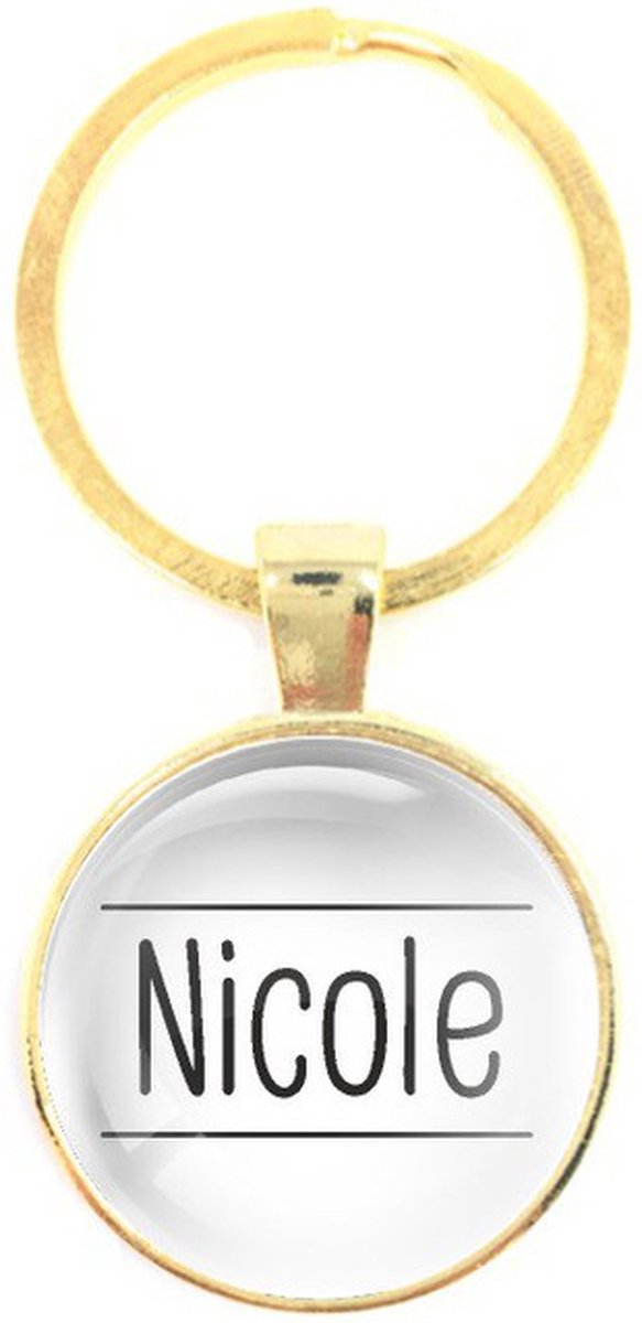 Sleutelhanger Glas - Nicole
