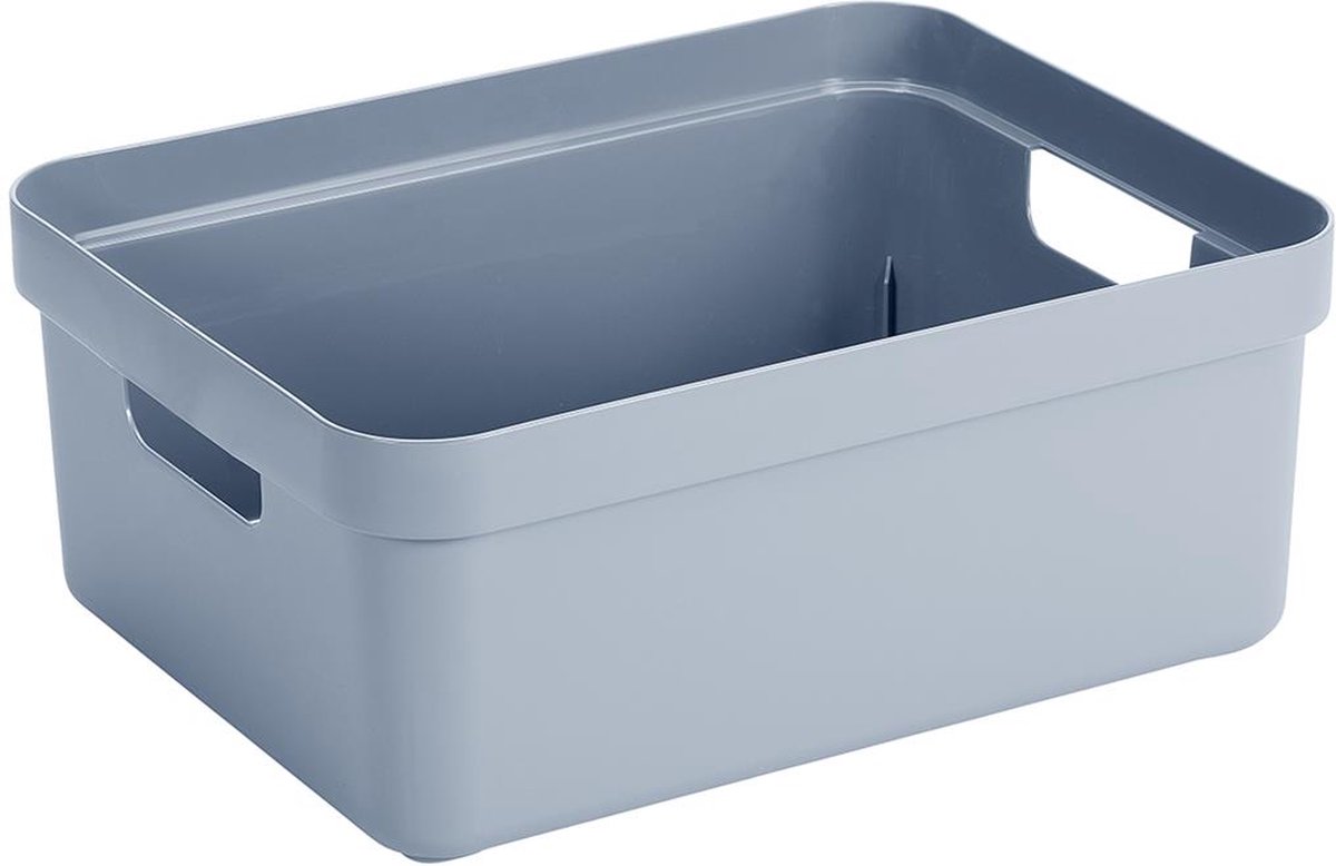 Sunware - Sigma home opbergbox 24L blauw - 445 x 345 x 18 cm