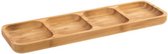 Planche de service/planche à boire/planche à sauce/planche apéritif en bois de Bamboe 33 x 10 cm - Planches à Tapas/snacks/snacks/sauce boards