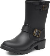 Gevavi Bottes pour femmes - Noor botte femme pvc noir