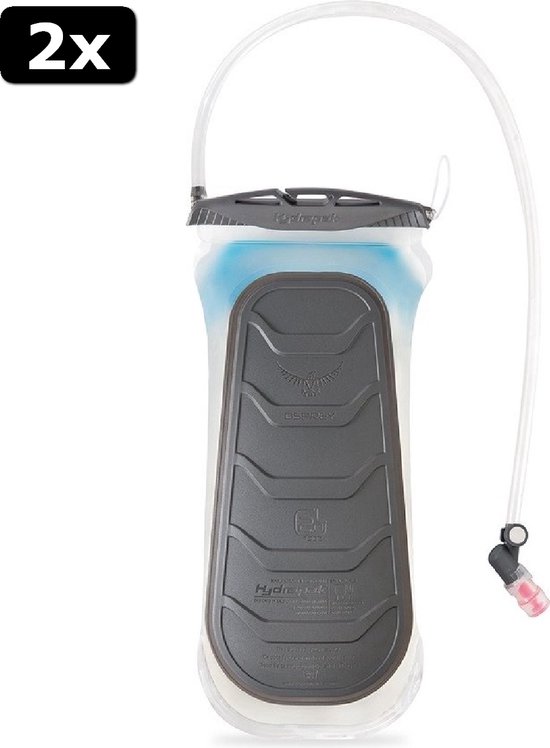 2x Osprey Hydraulics 2L waterzak drinkzak Blauw