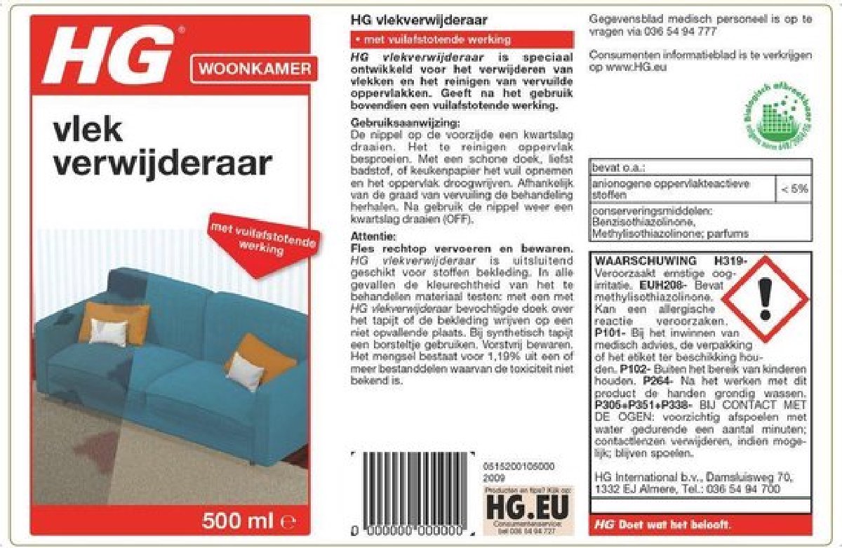 Tapijtvlekverwijderaar