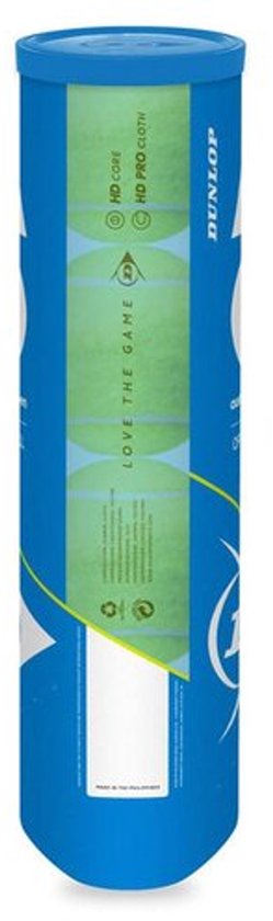 Dunlop Australian Open Tennisballen - 4 stuks