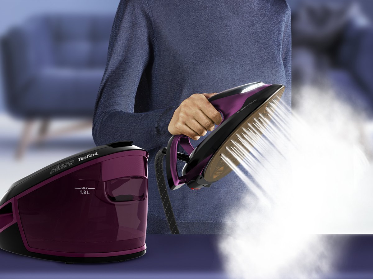 Tefal Express Vision SV8152 - Stoomgenerator - 6.9 Bar - 130 g/min Stoomafgifte - LED lampje -Anti-Kalk thumbnail 3