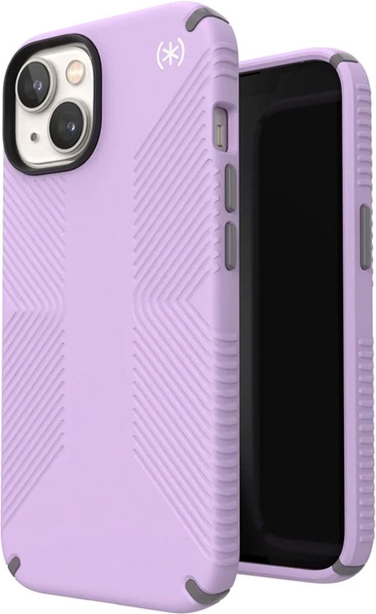 Speck Presidio2 Grip Apple iPhone 14 Spring Purple - with Microban