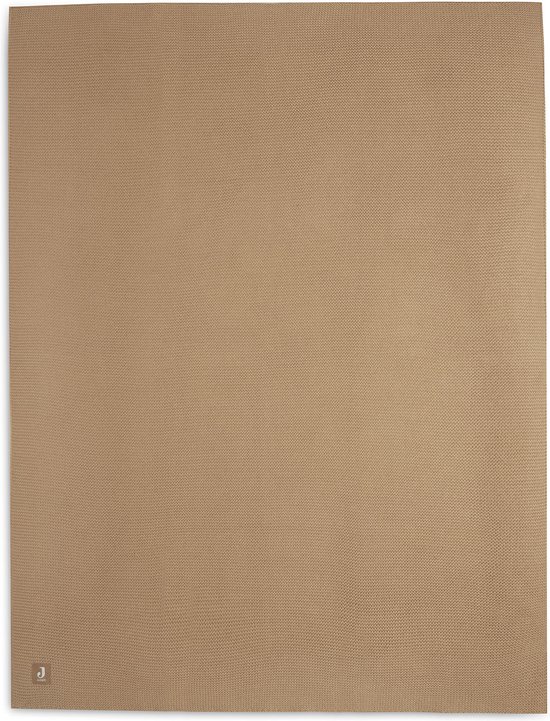 Jollein Baby Deken Ledikant 100x150cm Basic Knit - Biscuit van Jollein — afbeelding 3