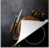 KitchenYeah® Inductie beschermer 78x78 cm - Bestek - Snijplank - Keuken - Theedoek - Kookplaataccessoires - Afdekplaat voor kookplaat - Inductiebeschermer - Inductiemat - Inductieplaat mat