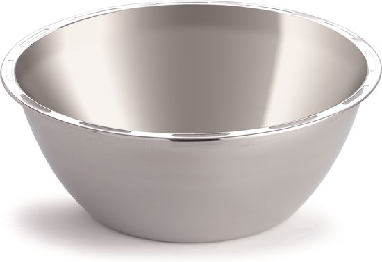 LotusGrill Classic binnenschaal van roestvrij staal met een decoratieve, geperforeerde rand.