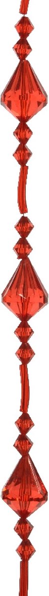 Kralenslinger diamant rood