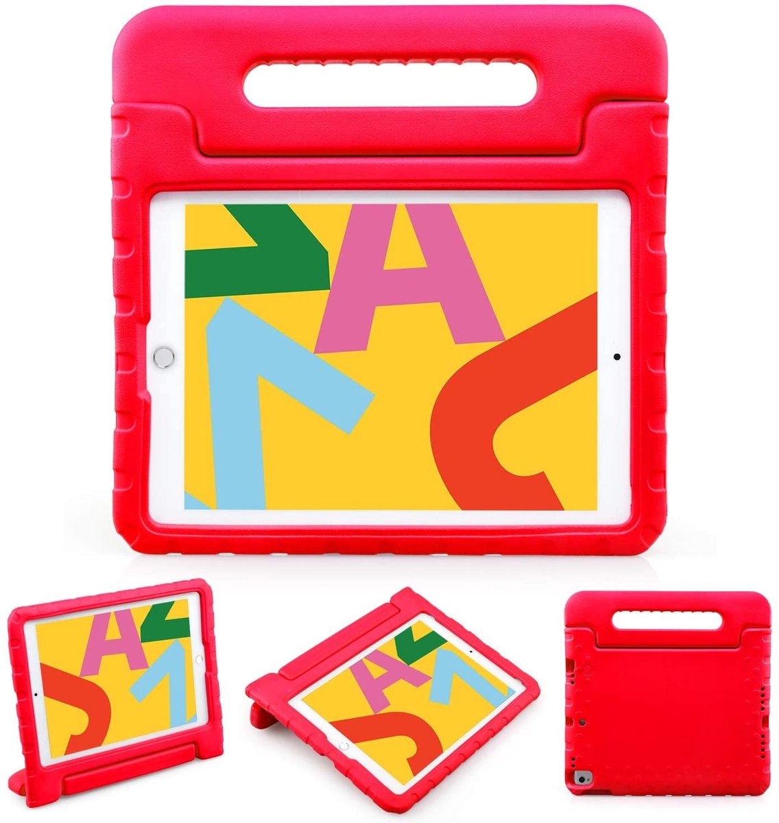 Kinderhoes Geschikt Voor iPad 2019 10.2 Kinderhoes Rood