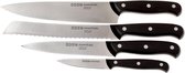 Set de 4 couteaux Eden Essentials, 2000-S04, Set avec Couteau de Chef, Couteau Universel, Couteau d'Office et Couteau à Pain, Inoxydable