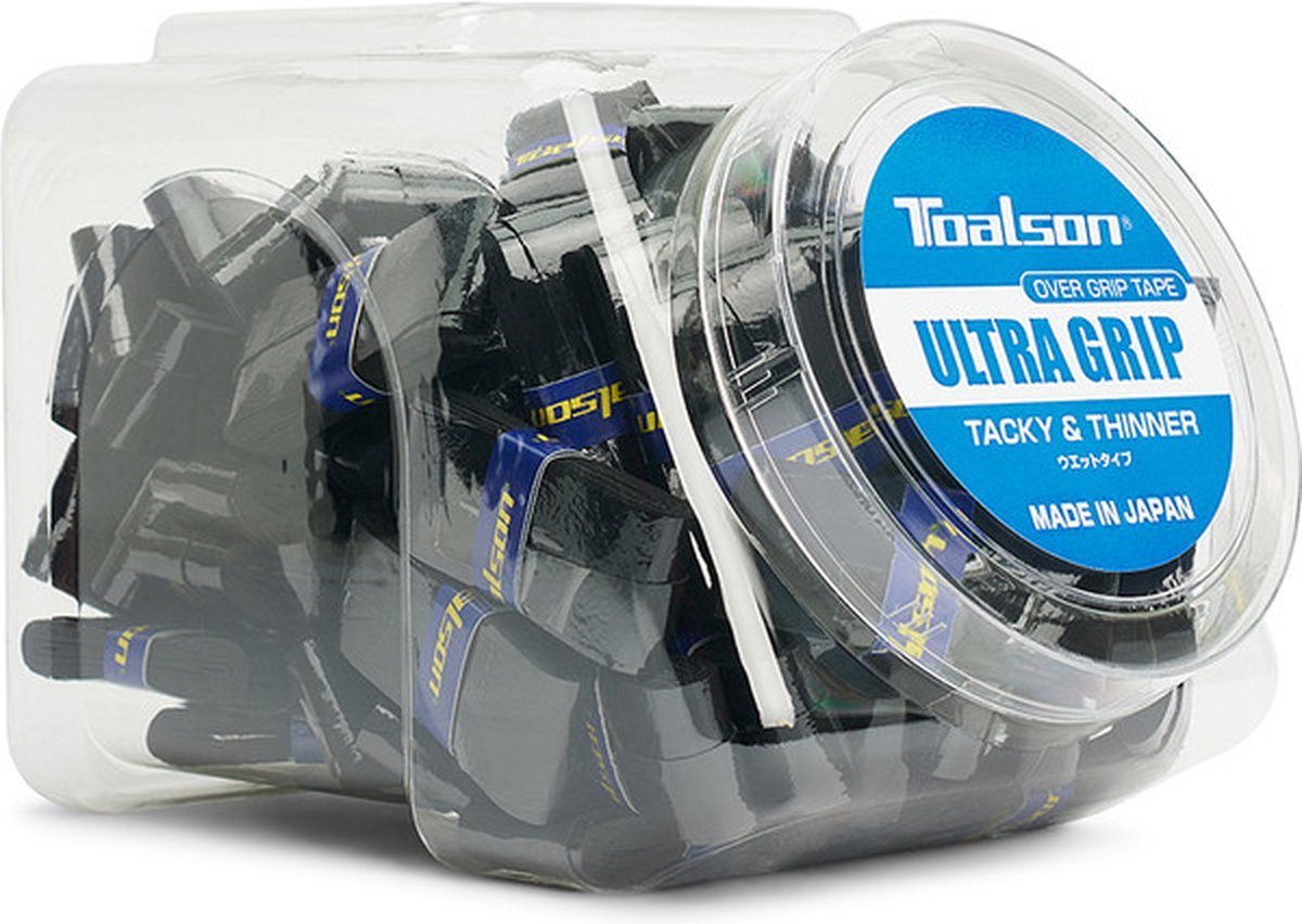 Toalson Ultra Overgrip 72 St. Zwart - Braces - zwart