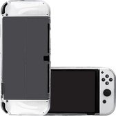 Hoesje Geschikt voor Nintendo Switch OLED Case Hoes Hard Cover Schokbestendig - Hoes Geschikt voor Nintendo Switch OLED Hoes - Transparant
