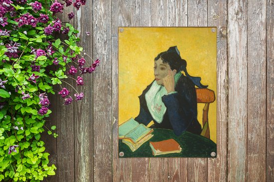 L'Arlésienne - Peinture de Vincent van Gogh Jardin poster 30x40 cm - petit - Toile de jardin / Toile d'extérieur / Peintures d'extérieur (décoration de jardin)