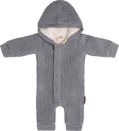 Baby's Only Overall teddy Soul - Grijs - 62 - 100% coton écologique - GOTS