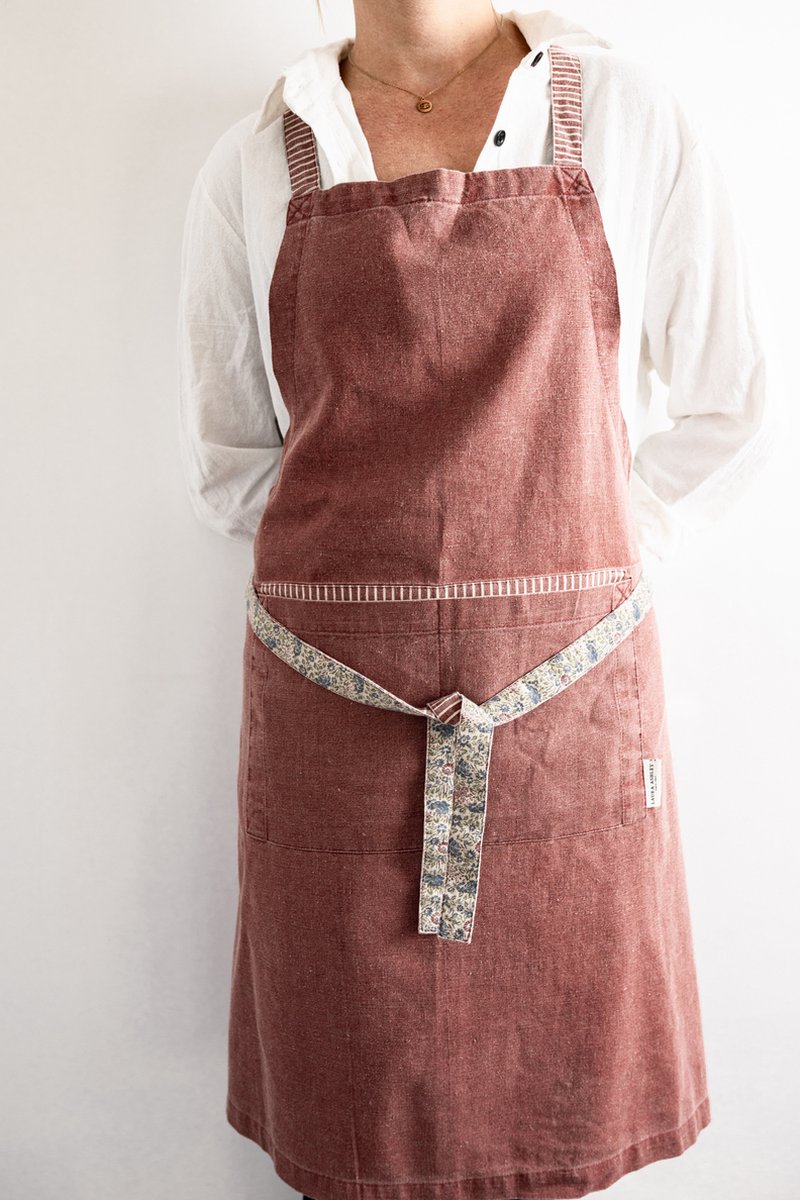 Laura Ashley Kitchen Linen Collectables - Laura Ashley Schort Oxblood Rood Daniela 78x85cm