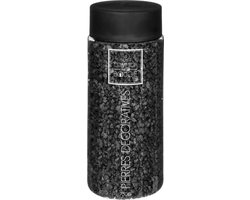 Atmosphera decoratie/hobby steentjes - zwart - 750 gram - Aquarium en vazen vulling - steen korrels