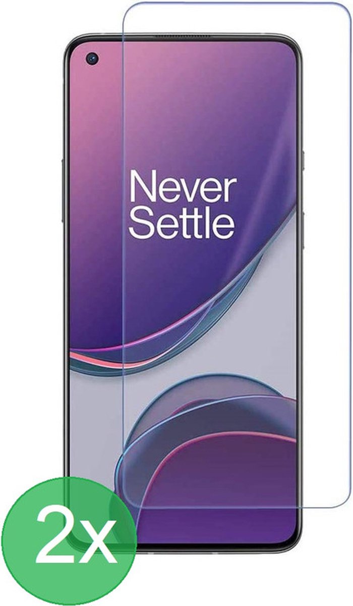 Geschikt Voor: OnePlus 8T / OnePlus 8T 5G Screenprotector 2x - screen protector - glas - bescherm - beschermglas - ZT Accessoires