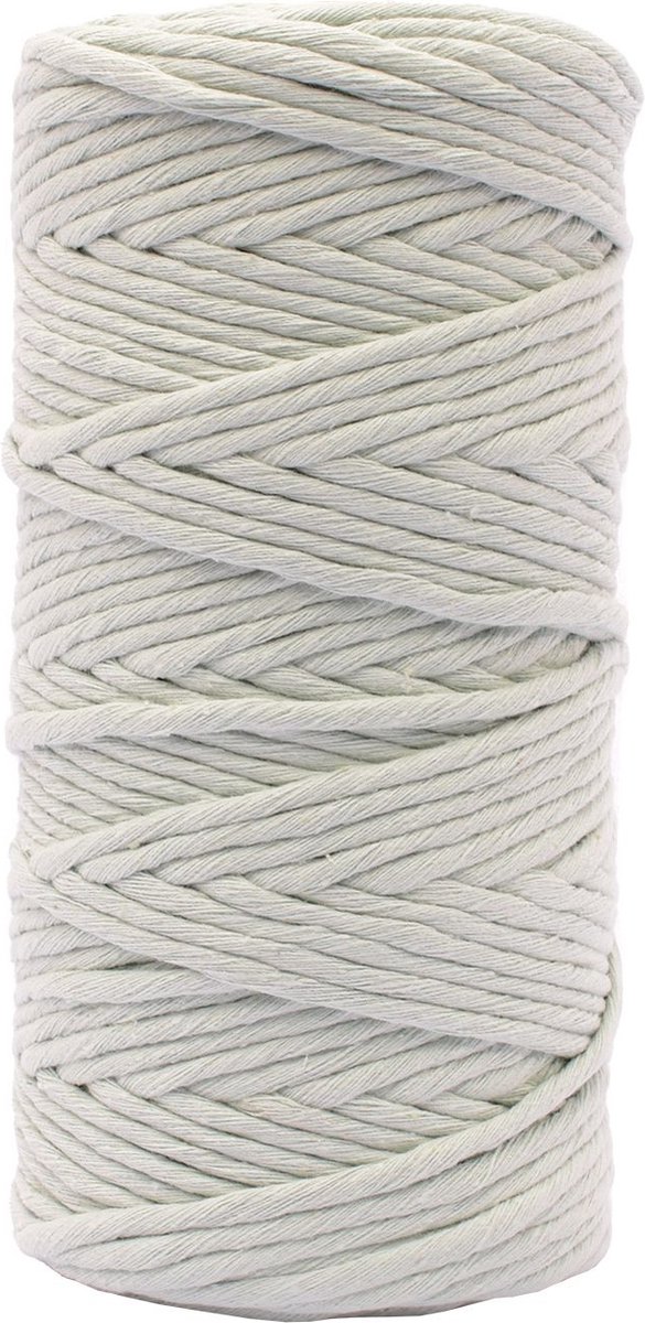 Vaessen Creative macrame touw - mintgroen - 3mmx100m