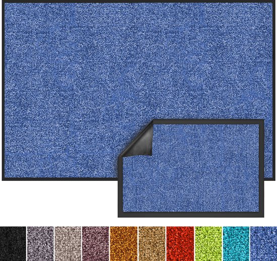 Paillasson Karat - Tapis sec - Paillasson - Rhin - Blue Cornflowen - 120 x 180 cm