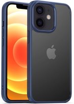 Smartphonica TPU Sterk Hoesje Met Doorzichtige Achterkant voor iPhone 11 - Blauw / Back Cover geschikt voor Apple iPhone 11
