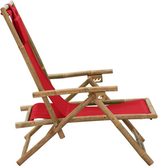 vidaXL Inklapbare leunstoel - Tuinstoel - 64 x 89 x (71-94) cm - verstelbaar - Tuinstoel van Vidaxl — afbeelding 3