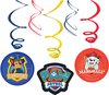 PAW Patrol - Slinger - Swirls - 61 cm - Rood/Blauw/Geel - 6 stuks