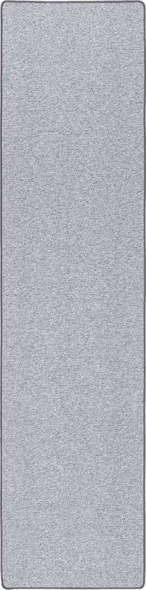 core - Visby - Blauw, Tapijtloper 100 x 250 cm Wol Vloerkleed