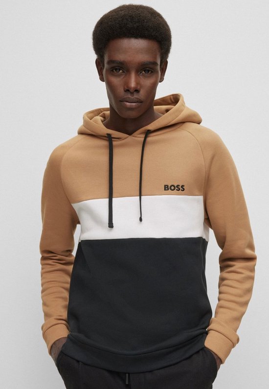 Hugo Boss Beige Cotton Hoodie