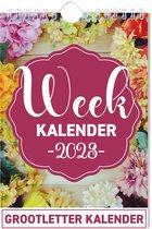 Bloemen Grootletter - Weekkalender - 2023